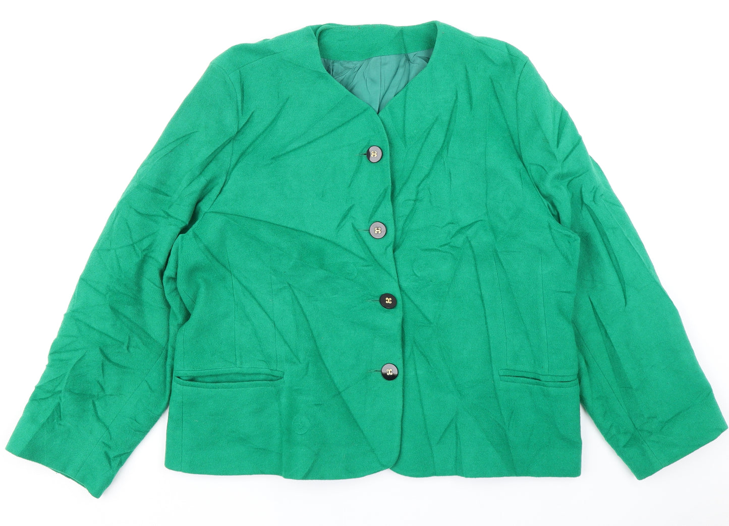 Libra Womens Green   Jacket Blazer Size 18