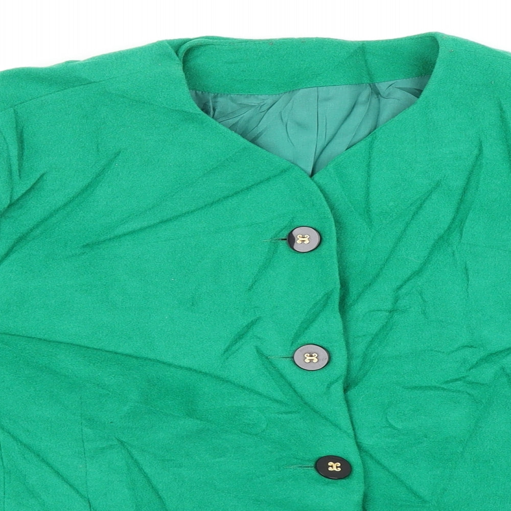 Libra Womens Green   Jacket Blazer Size 18