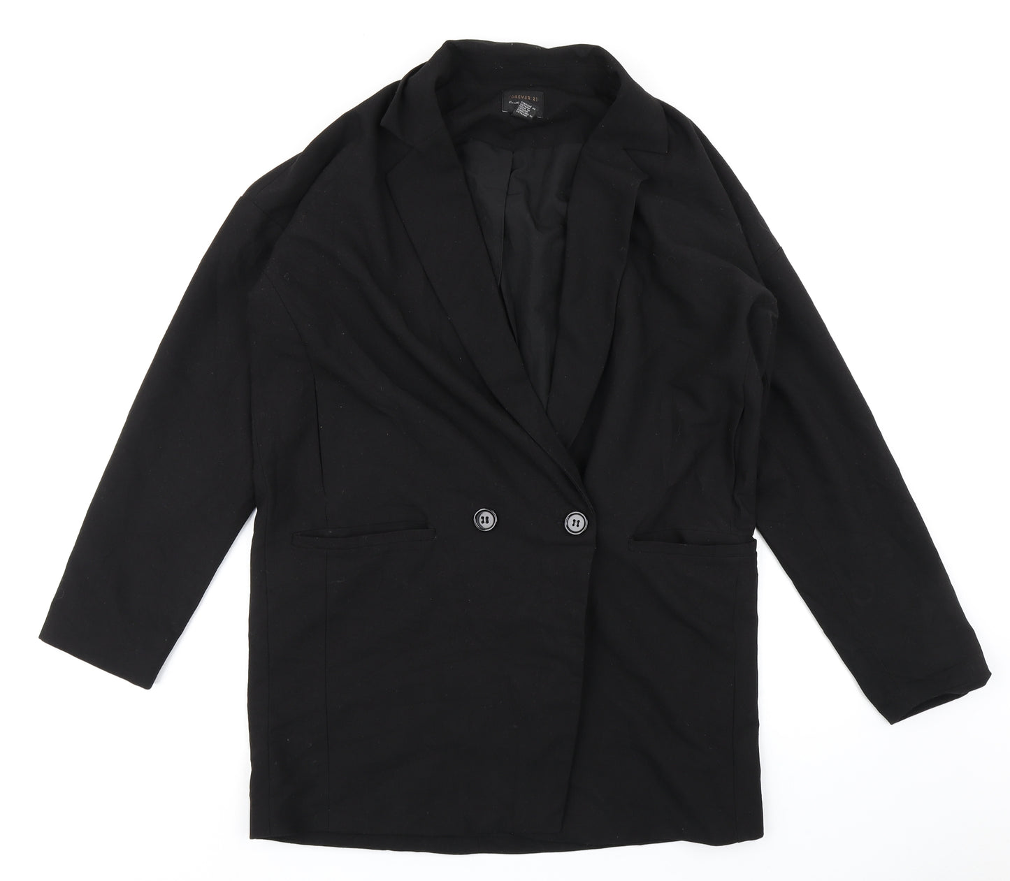 FOREVER 21 Womens Black   Jacket Blazer Size S