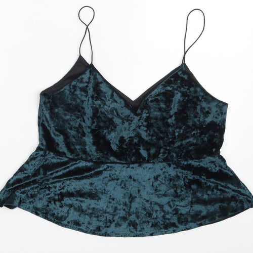 Lefties# Womens Green   Camisole Blouse Size M