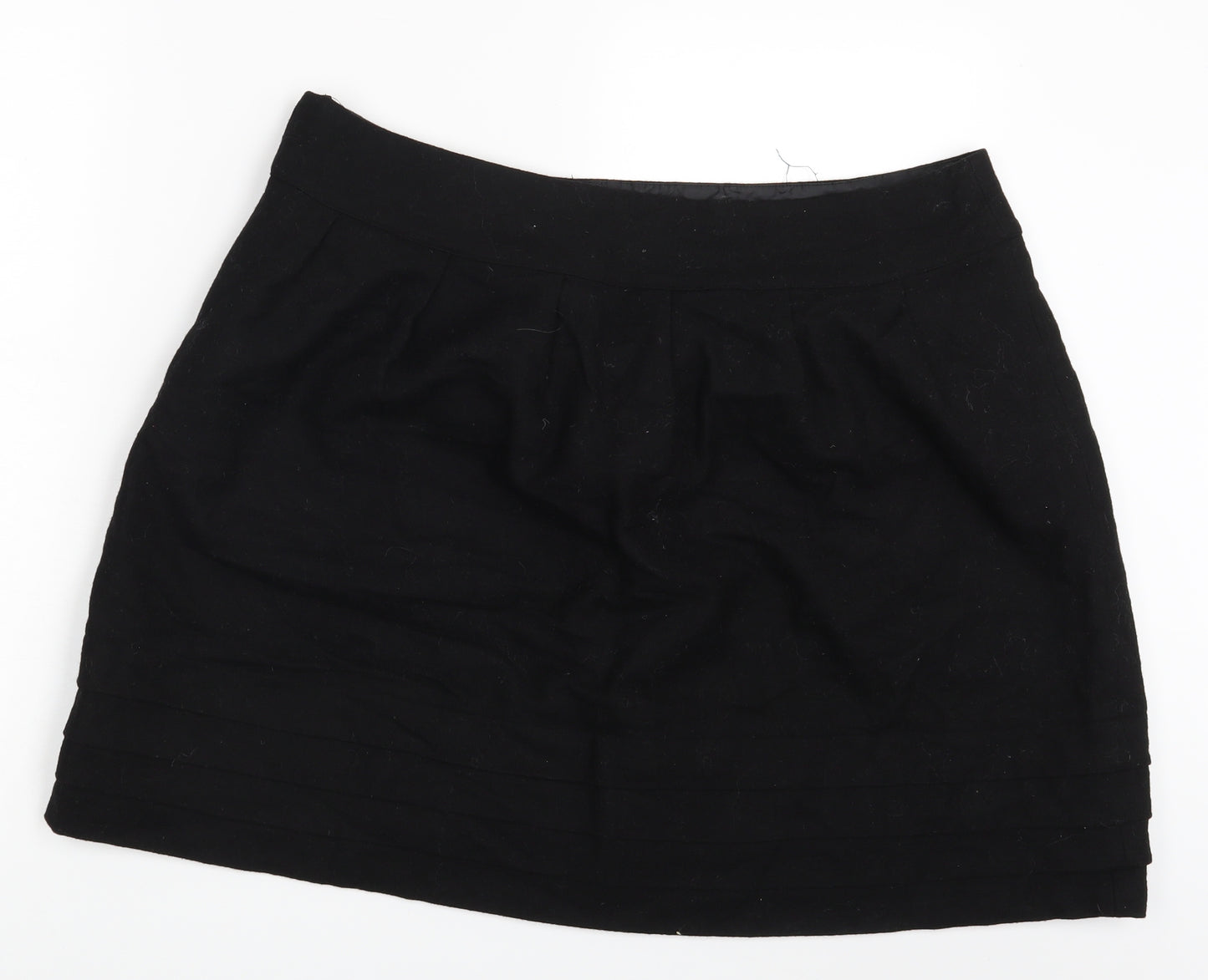 M&S Womens Black   Mini Skirt Size 18