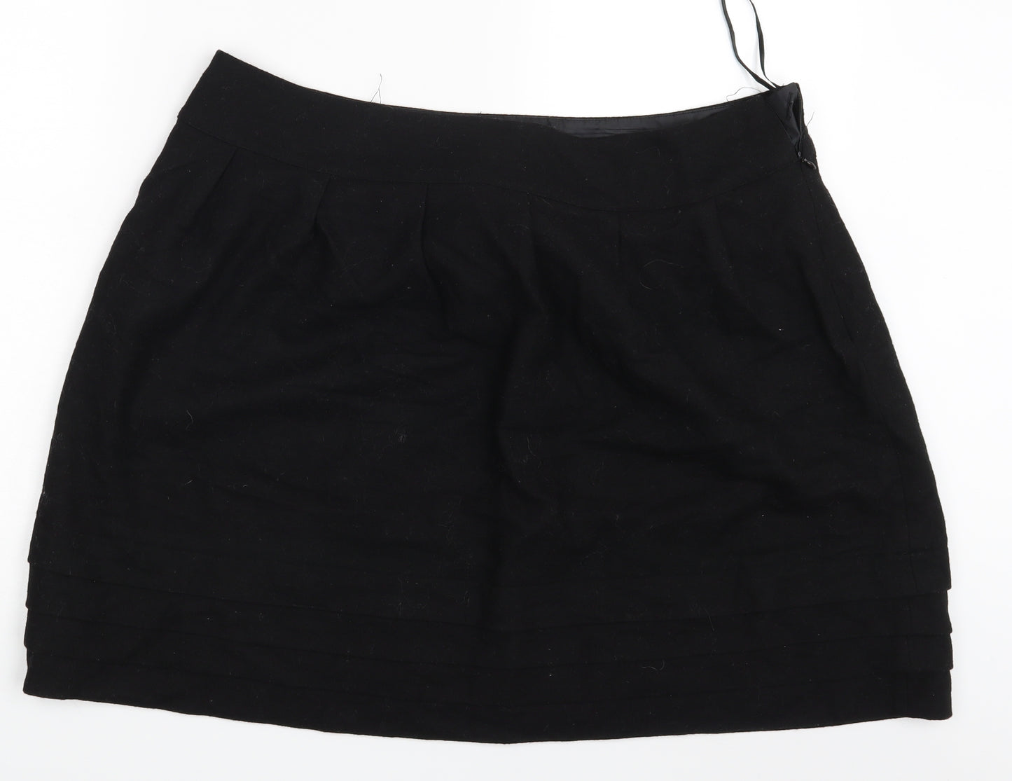 M&S Womens Black   Mini Skirt Size 18