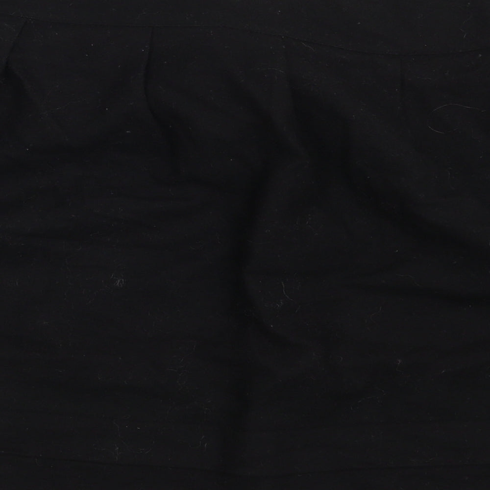 M&S Womens Black   Mini Skirt Size 18