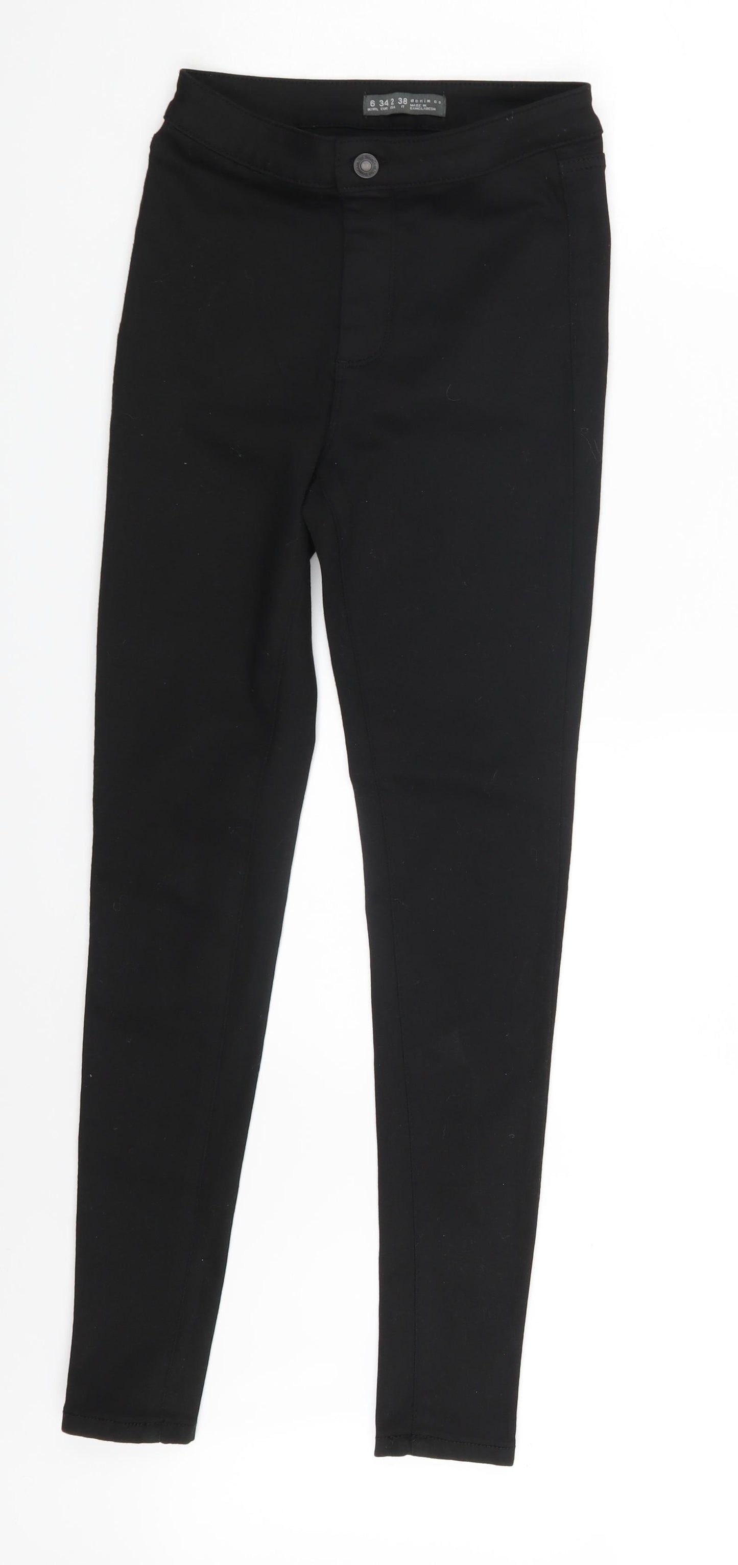 Denim & Co. Womens Black   Jegging Leggings Size 6 L27 in