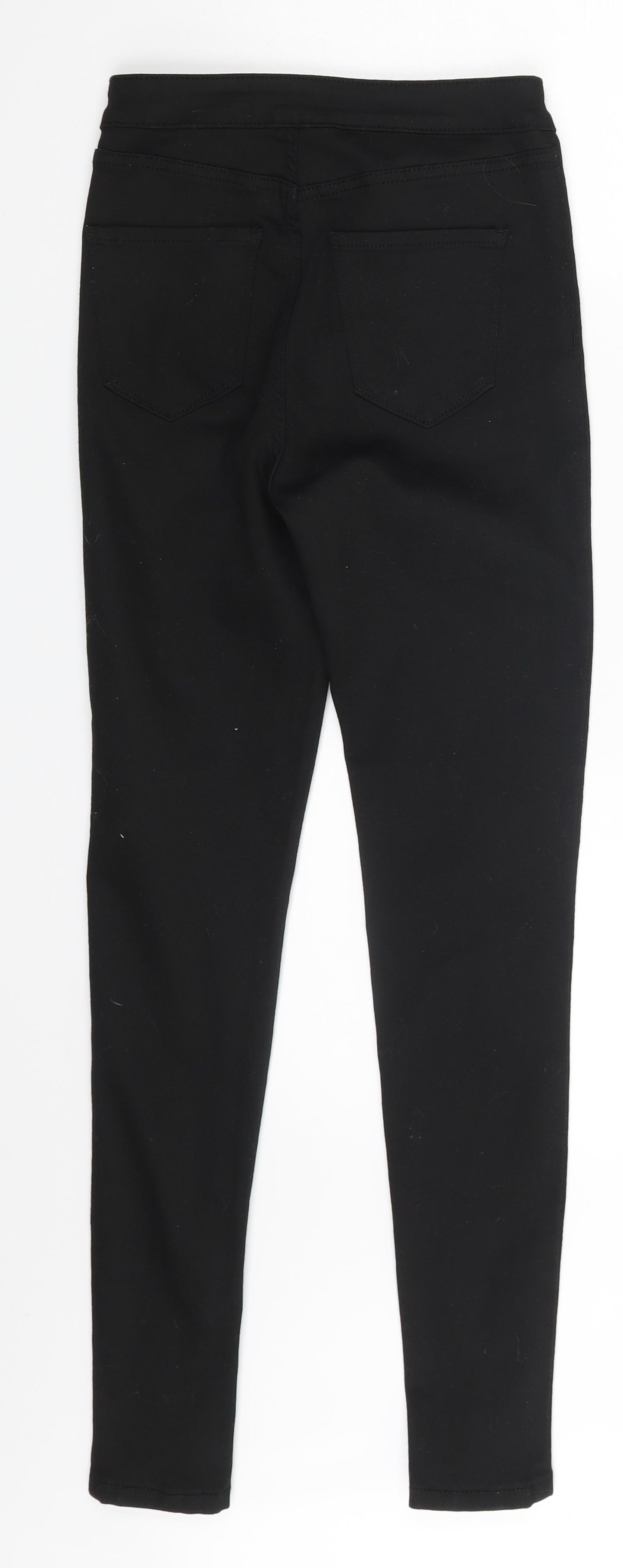 Denim & Co. Womens Black   Jegging Leggings Size 6 L27 in