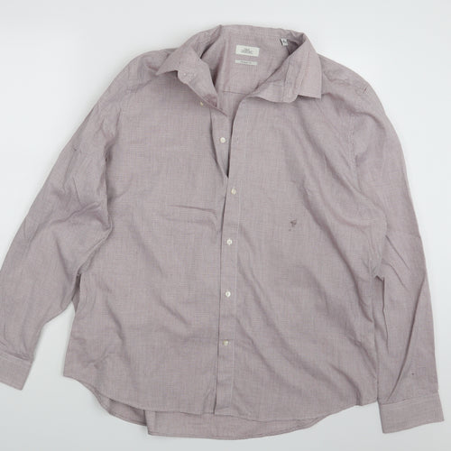 NEXT Mens Pink    Button-Up Size 18