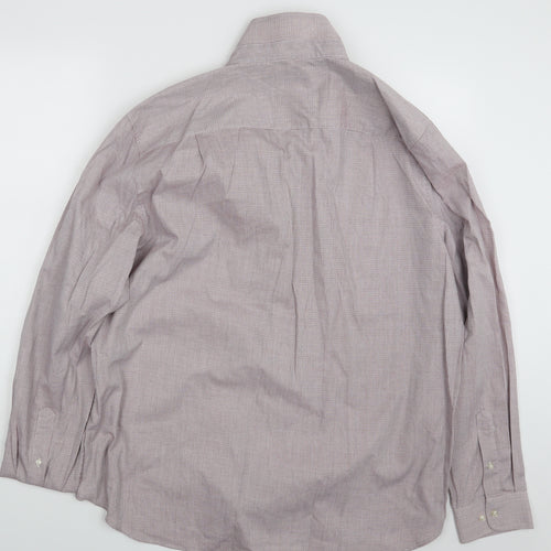 NEXT Mens Pink    Button-Up Size 18