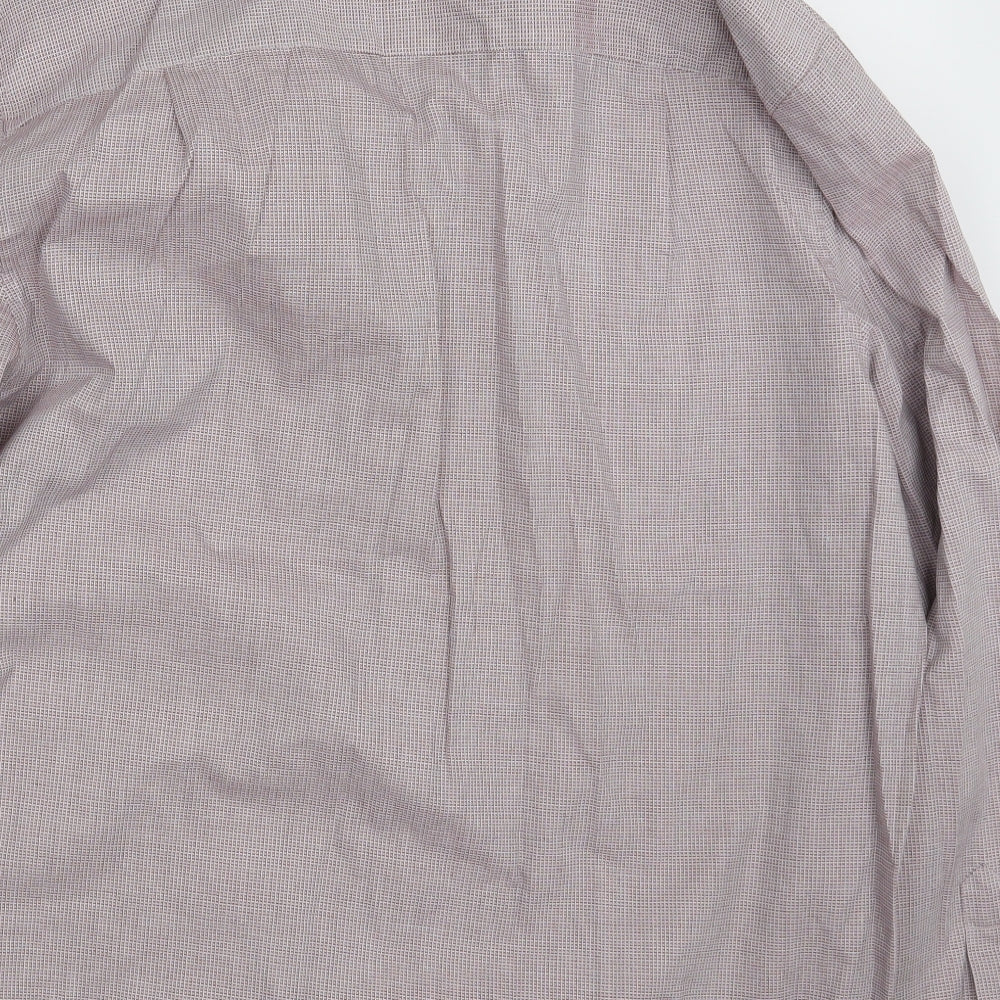 NEXT Mens Pink    Button-Up Size 18