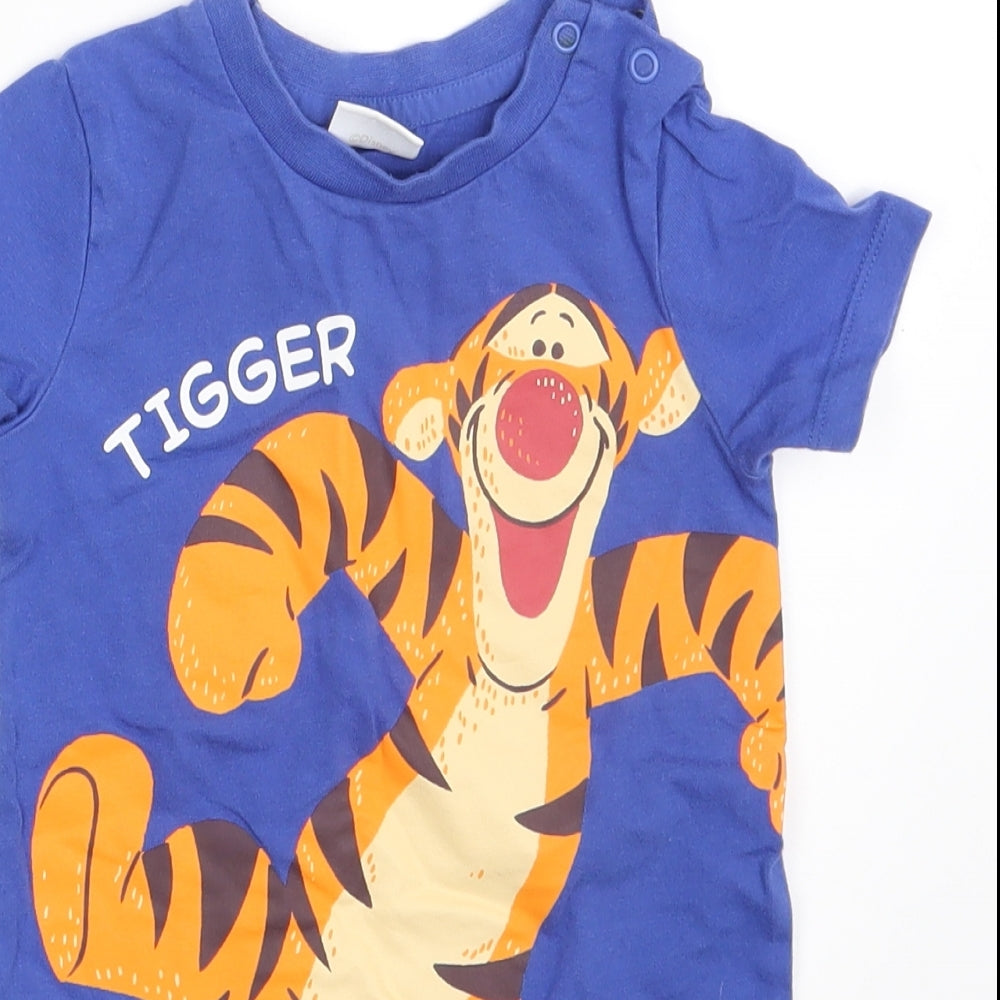 Disney Boys Blue   Coverall One-Piece Size 12-18 Months