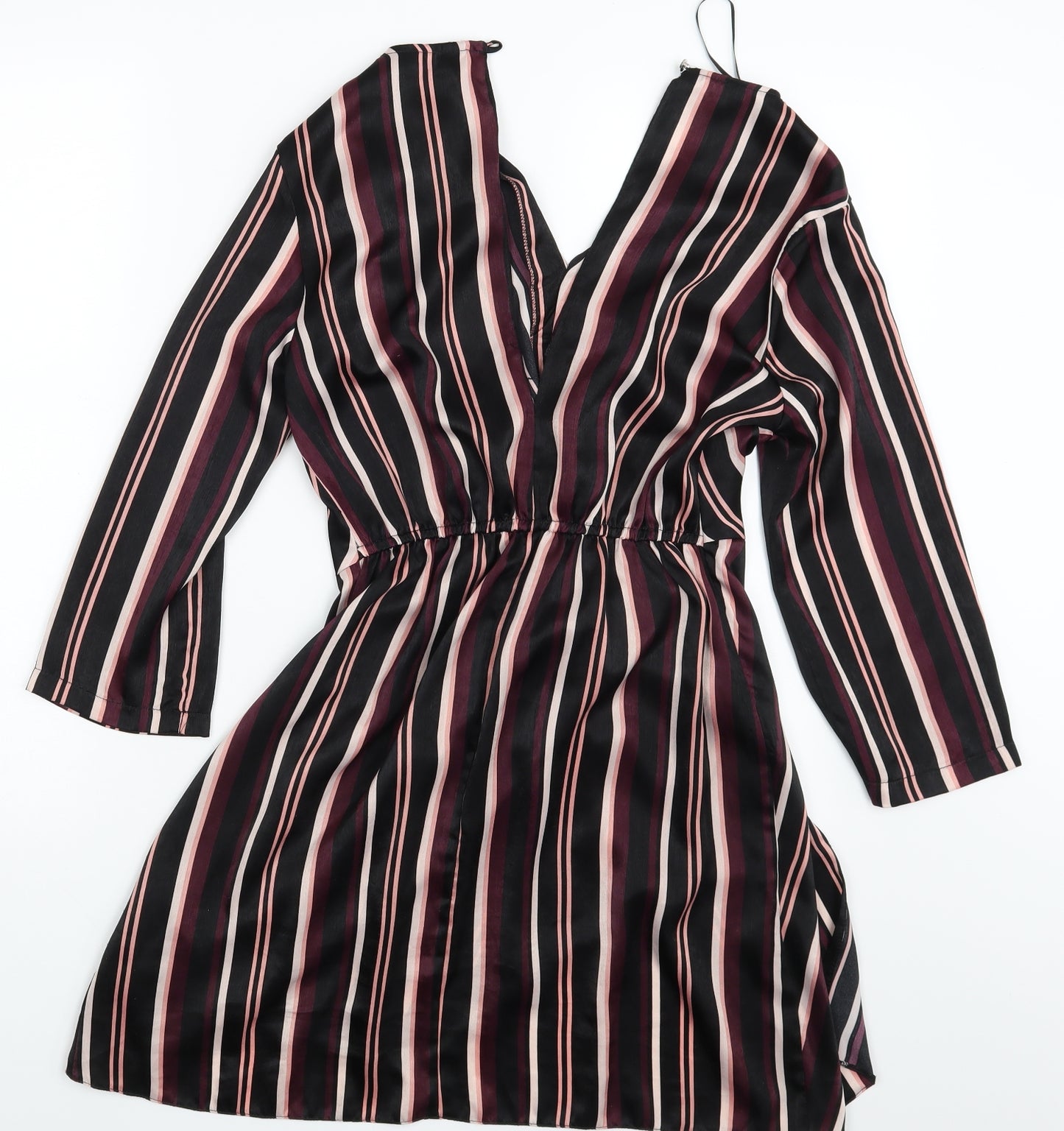 Miss Selfridge Womens Multicoloured Striped  Maxi  Size 10