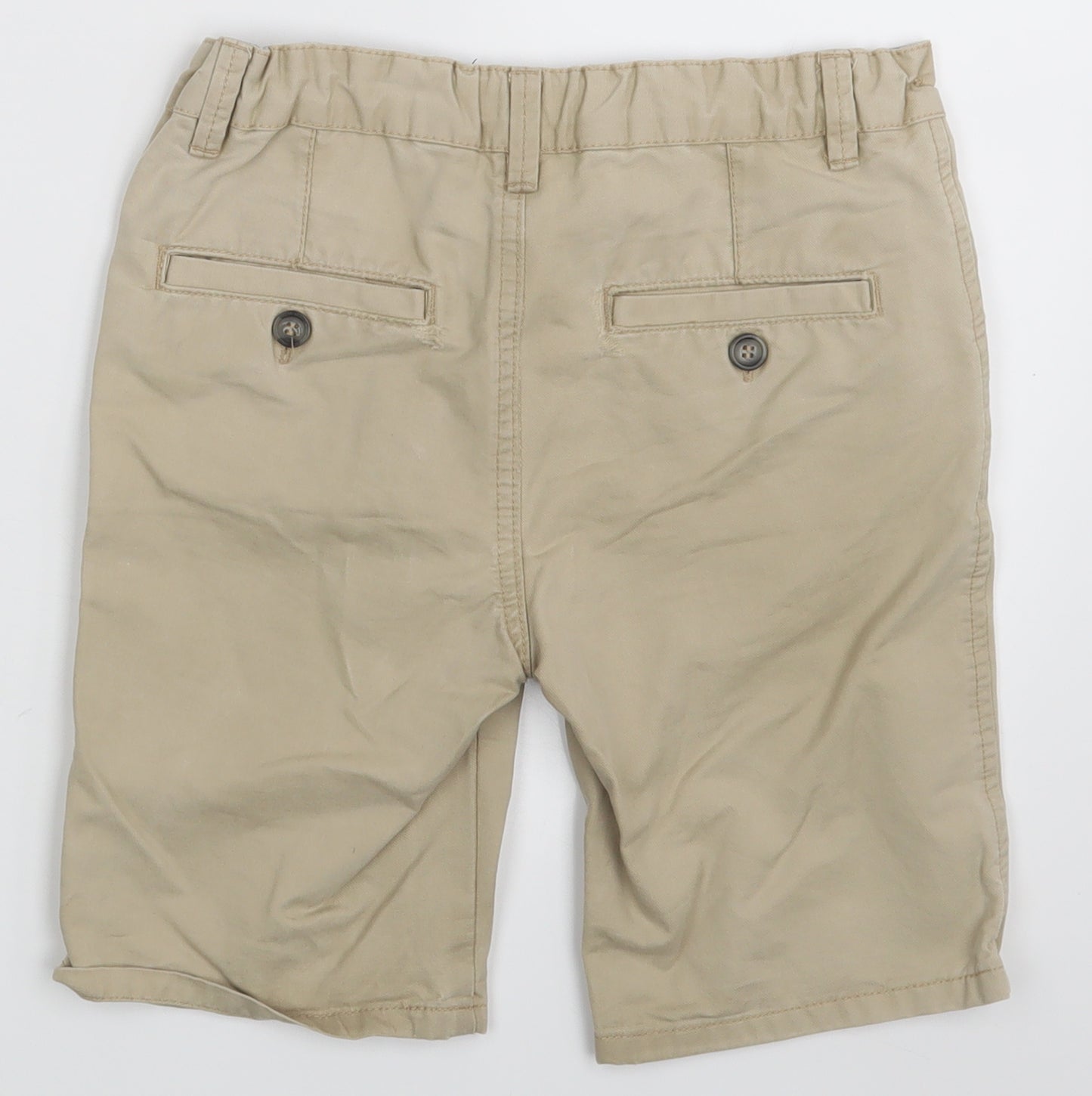 TU Boys Beige   Chino Shorts Size 8 Years