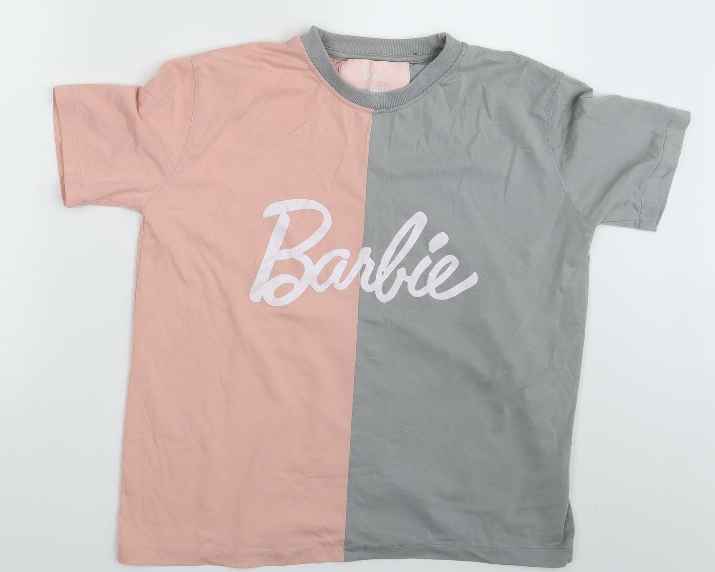 Missguided Womens Multicoloured Striped  Basic T-Shirt Size 6