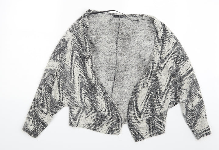 Atmosphere Womens Multicoloured Geometric  Cape Jumper Size S