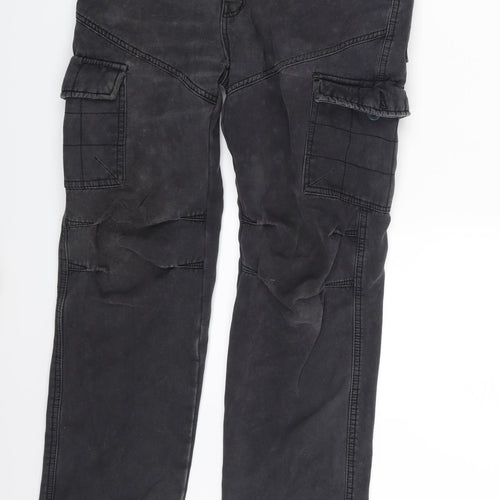 Aowofs Mens Grey   Straight Jeans Size 30 in L27 in