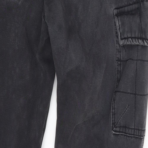 Aowofs Mens Grey   Straight Jeans Size 30 in L27 in