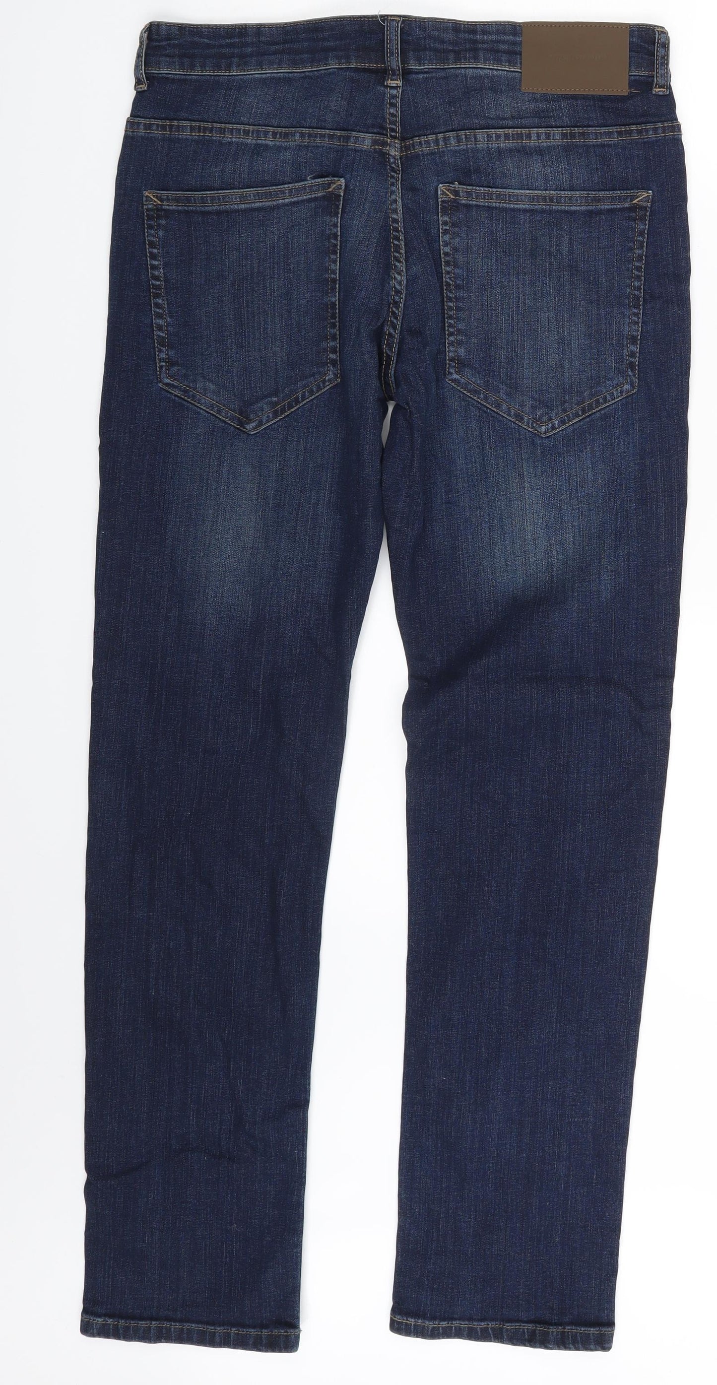 Denim & Co. Mens Blue  Denim Straight Jeans Size 30 in L30 in