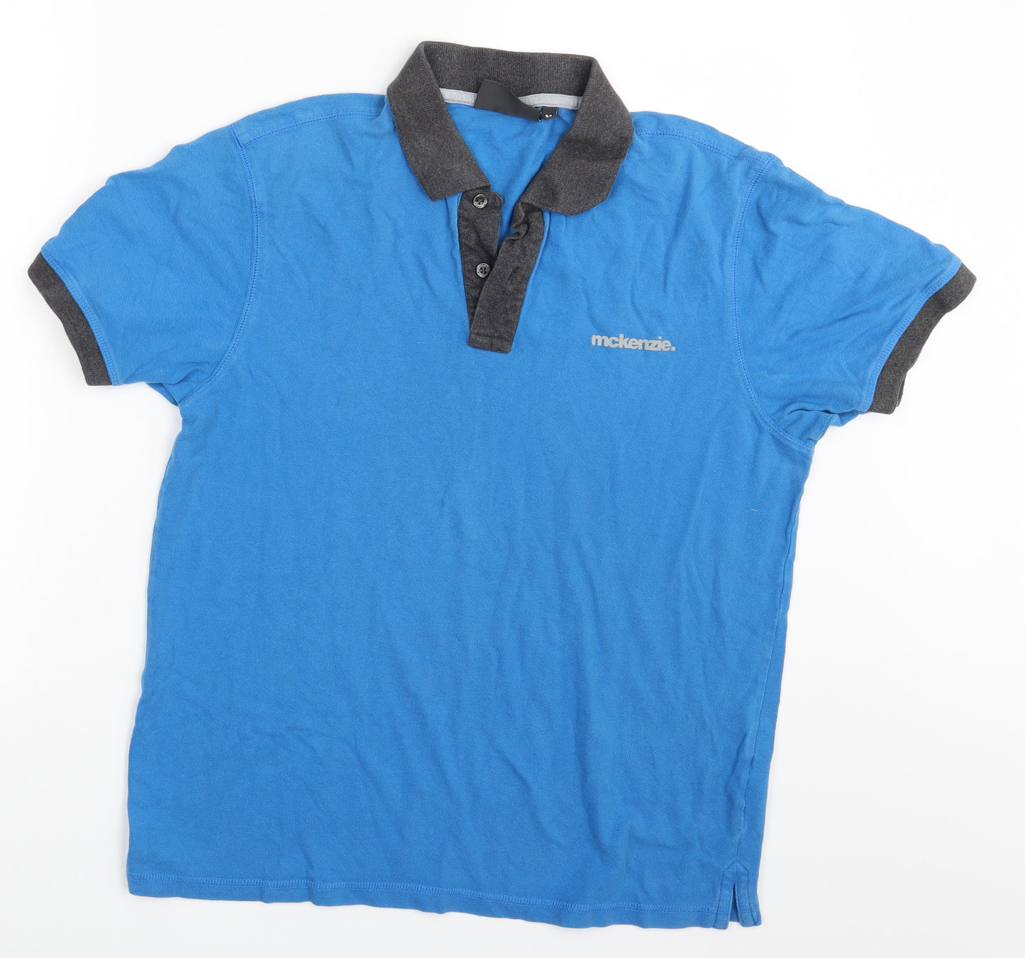 McKenzie Mens Blue    Polo Size M