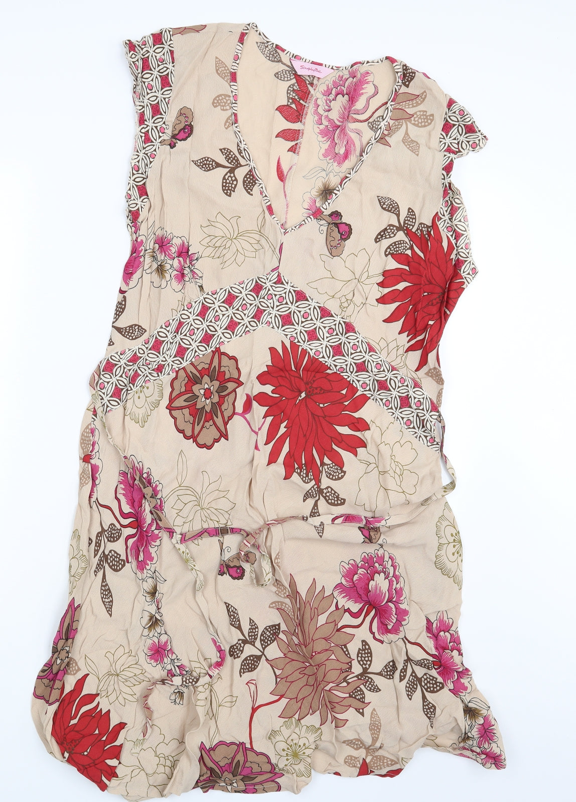 Simply Be Womens Multicoloured Floral  Maxi  One Size