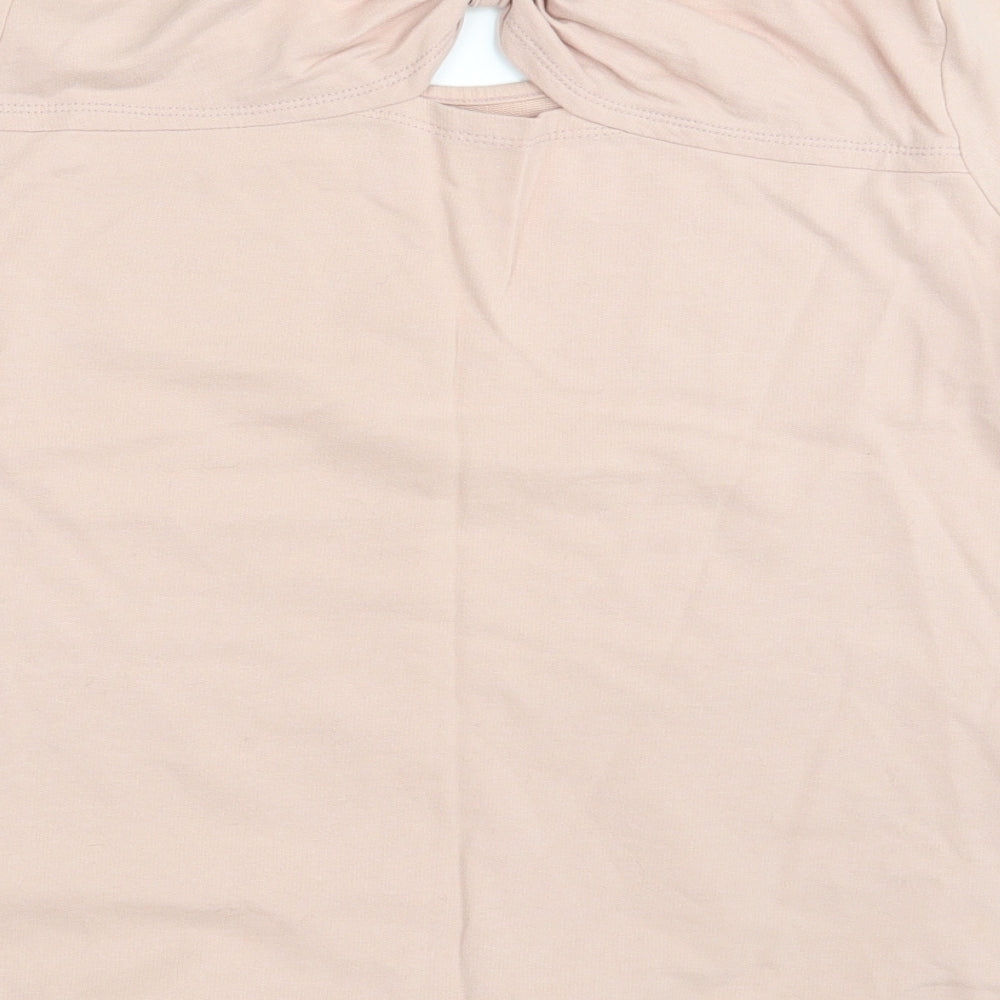 Dorothy Perkins Womens Pink Floral  Basic T-Shirt Size 16