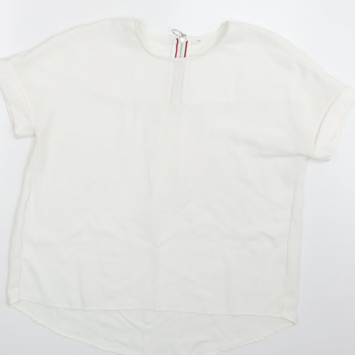 Preworn Womens Ivory   Basic Blouse One Size