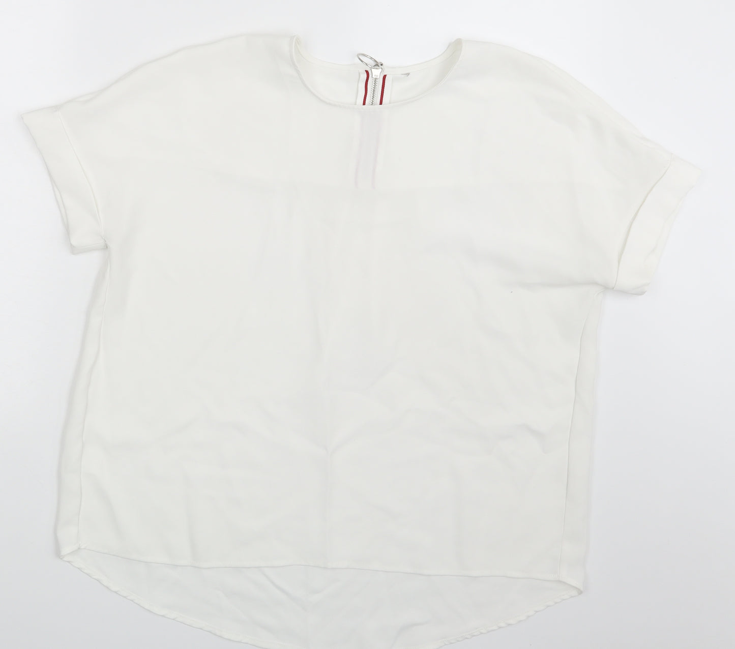 Preworn Womens Ivory   Basic Blouse One Size