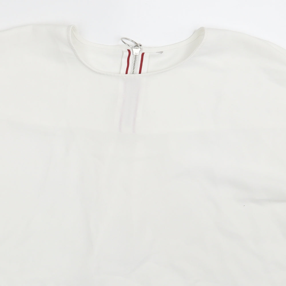 Preworn Womens Ivory   Basic Blouse One Size