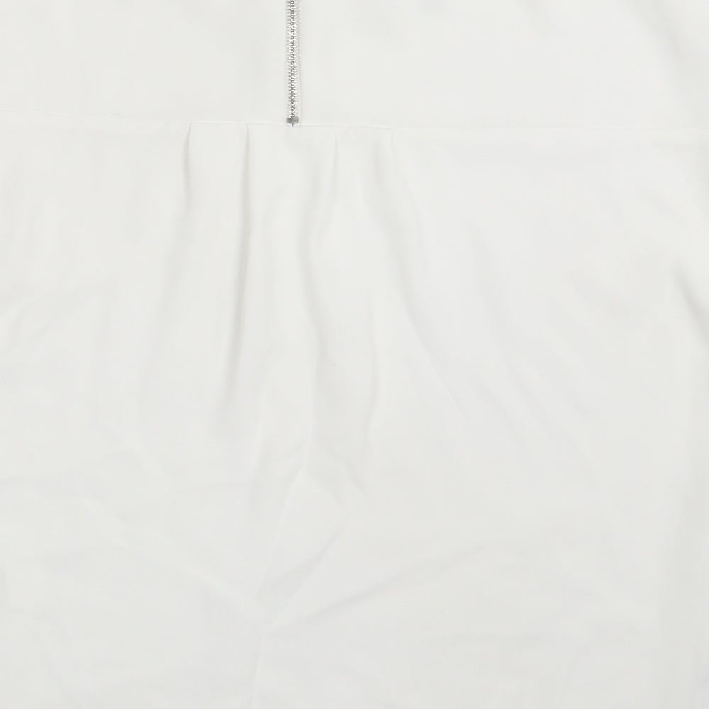 Preworn Womens Ivory   Basic Blouse One Size