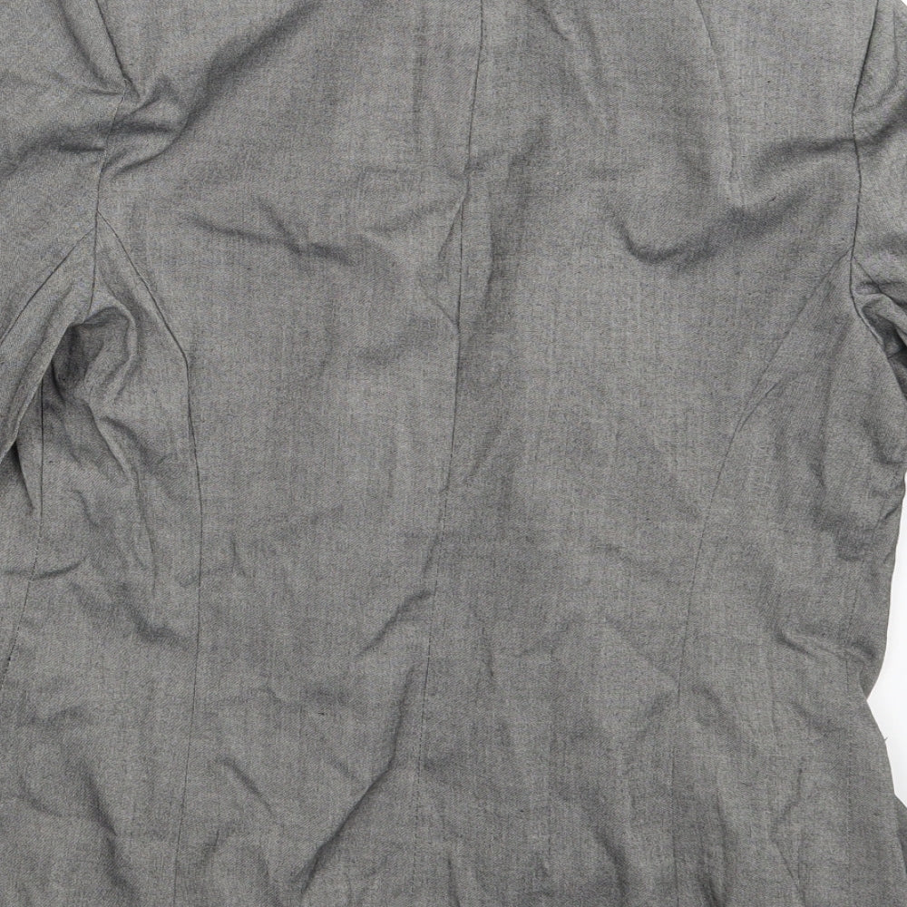 New Look Womens Grey   Jacket Blazer Size 12