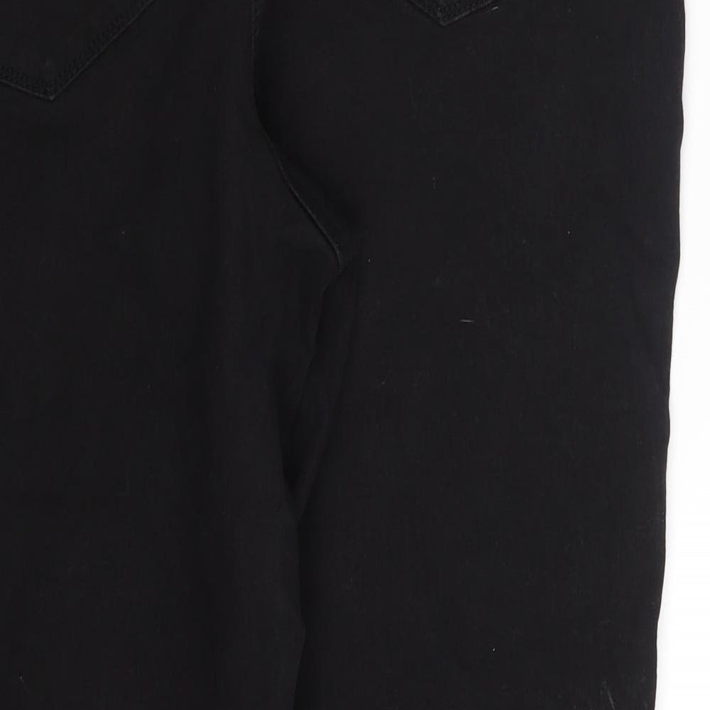 Elite  Womens Black  Denim Straight Jeans Size 20 L26 in