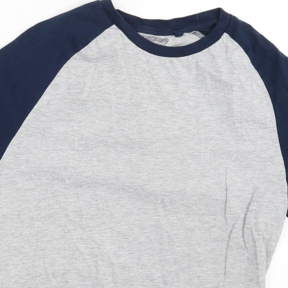 Red Herring Mens Grey    T-Shirt Size S