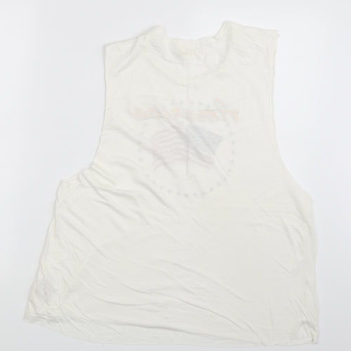 PST Womens Ivory   Basic Blouse Size L  - America