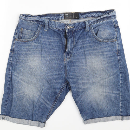 NEXT Mens Blue   Chino Shorts Size 38 in