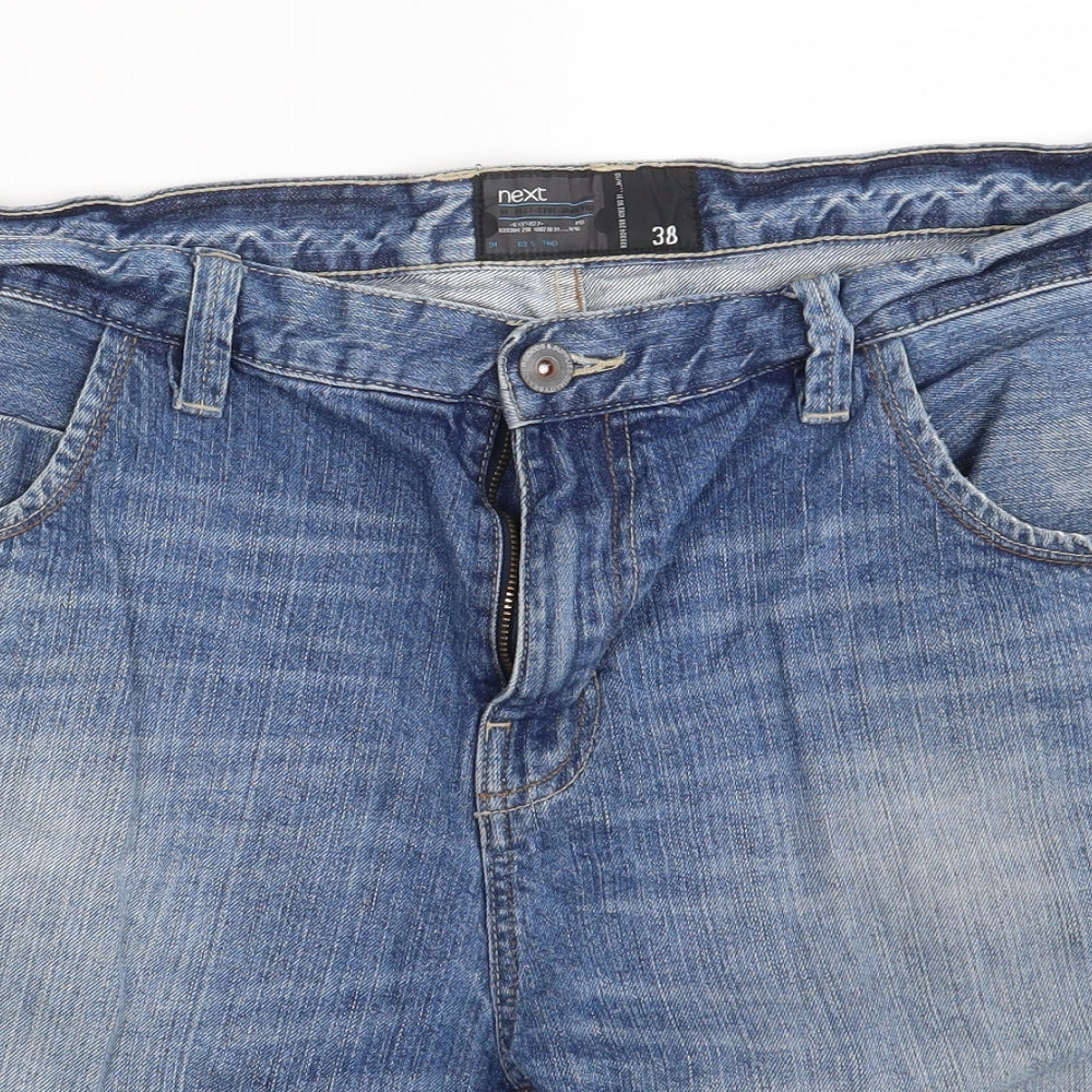 NEXT Mens Blue   Chino Shorts Size 38 in