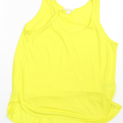 H&M Womens Yellow   Camisole Blouse Size M
