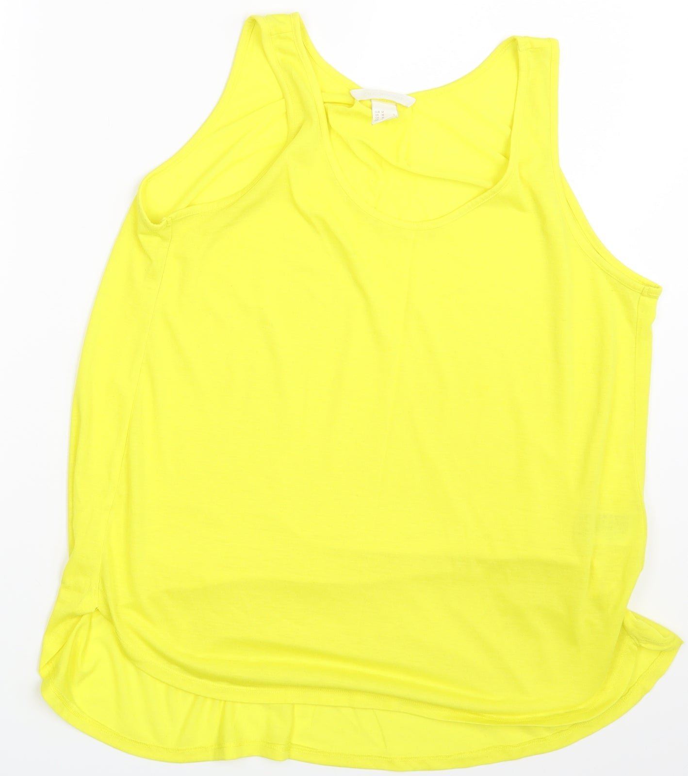 H&M Womens Yellow   Camisole Blouse Size M