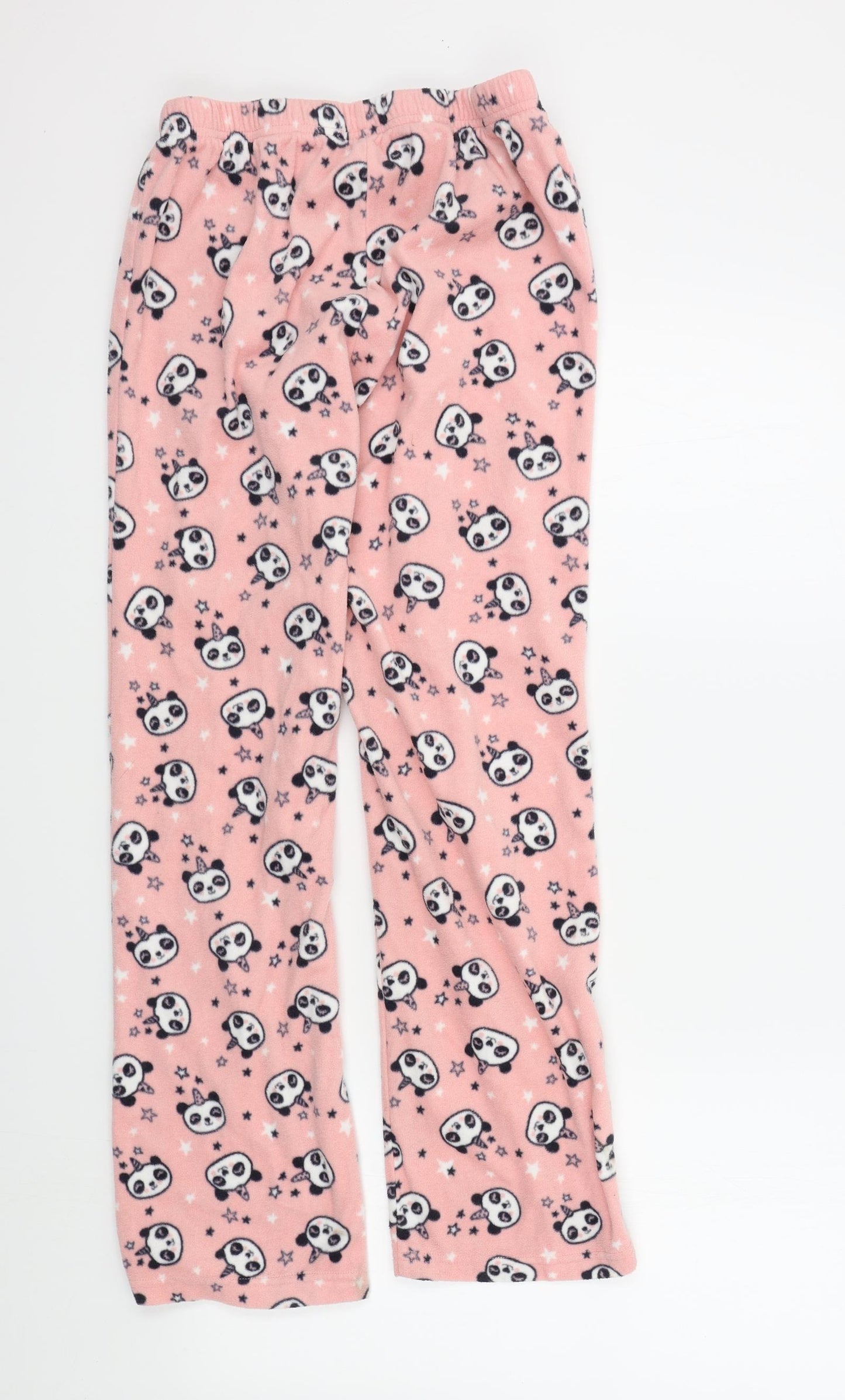 George Girls Pink Colourblock  Top Pyjama Pants Size 8-9 Years