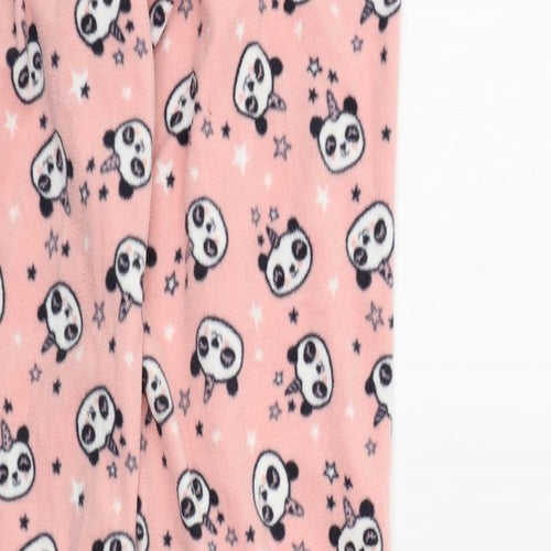George Girls Pink Colourblock  Top Pyjama Pants Size 8-9 Years