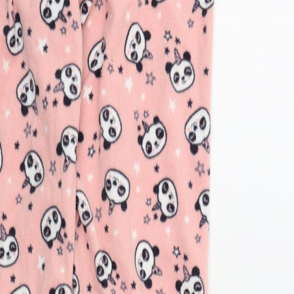 George Girls Pink Colourblock  Top Pyjama Pants Size 8-9 Years