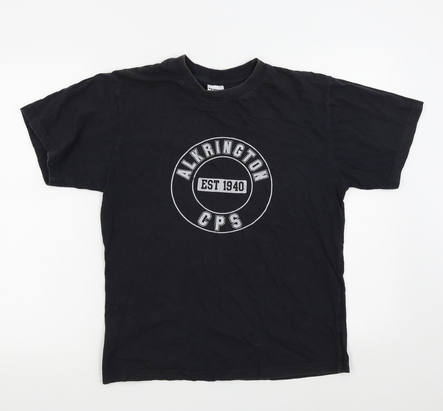 Banner Boys Black Colourblock  Basic T-Shirt Size S