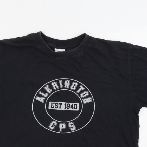 Banner Boys Black Colourblock  Basic T-Shirt Size S