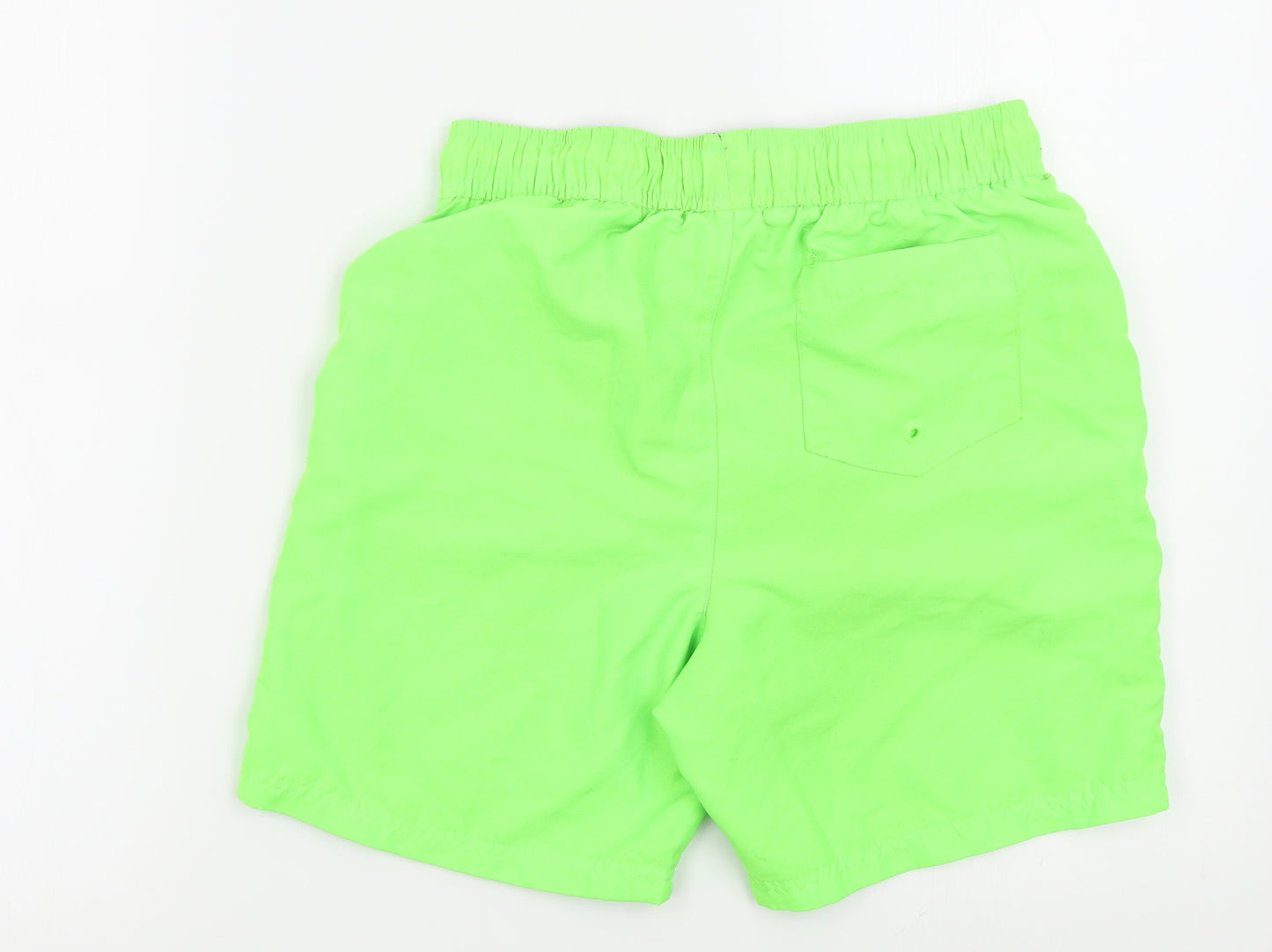 F&F Boys Green Colourblock  Bermuda Shorts Size 12-13 Years