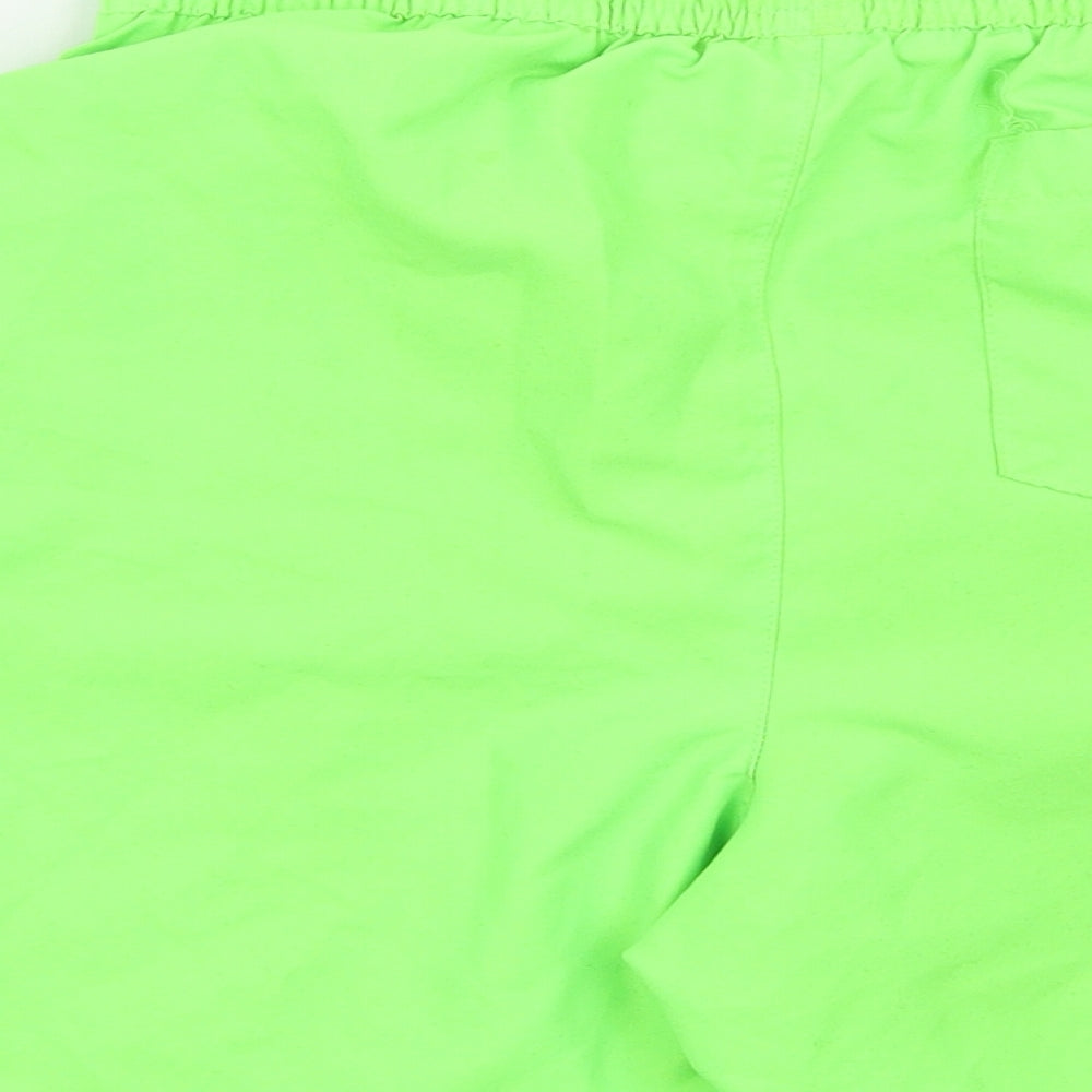 F&F Boys Green Colourblock  Bermuda Shorts Size 12-13 Years