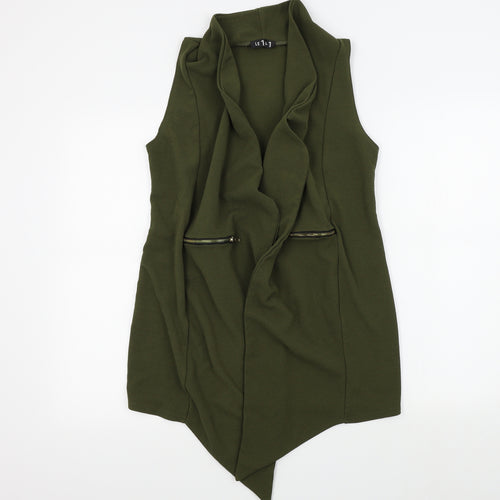 LE1-1 Womens Green   Jacket Waistcoat Size 8