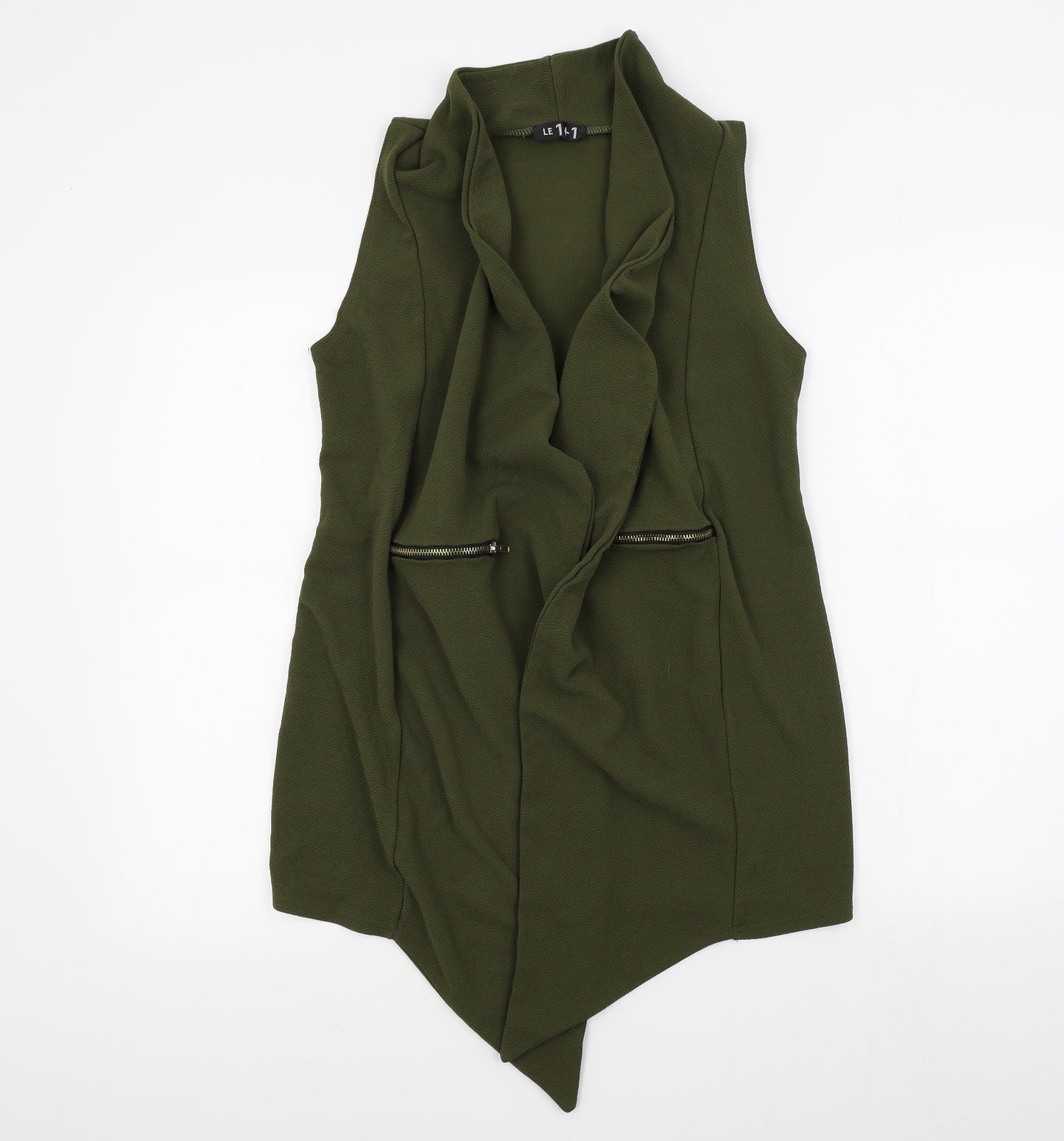 LE1-1 Womens Green   Jacket Waistcoat Size 8