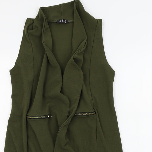 LE1-1 Womens Green   Jacket Waistcoat Size 8