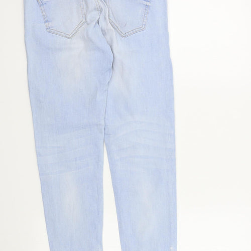 Denim & Co. Womens Blue   Skinny Jeans Size 8 L25 in