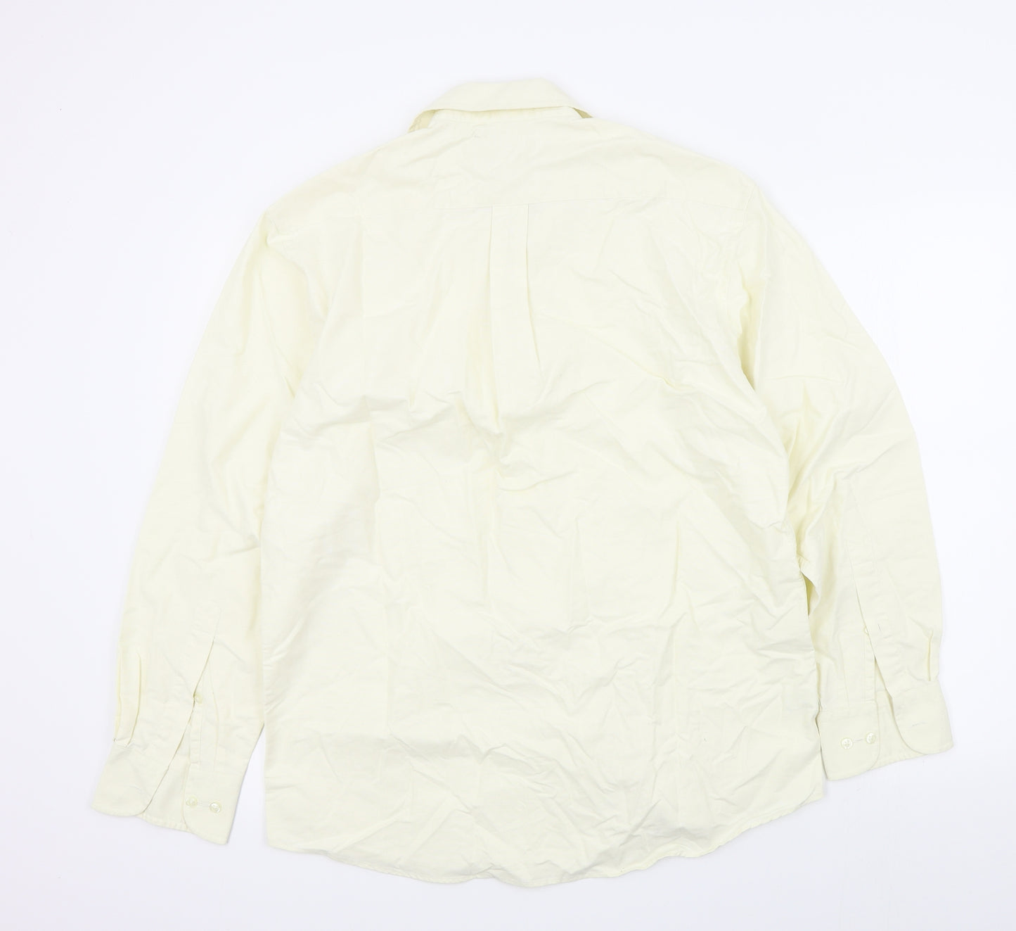 M&S Mens Beige Colourblock   Button-Up Size 38