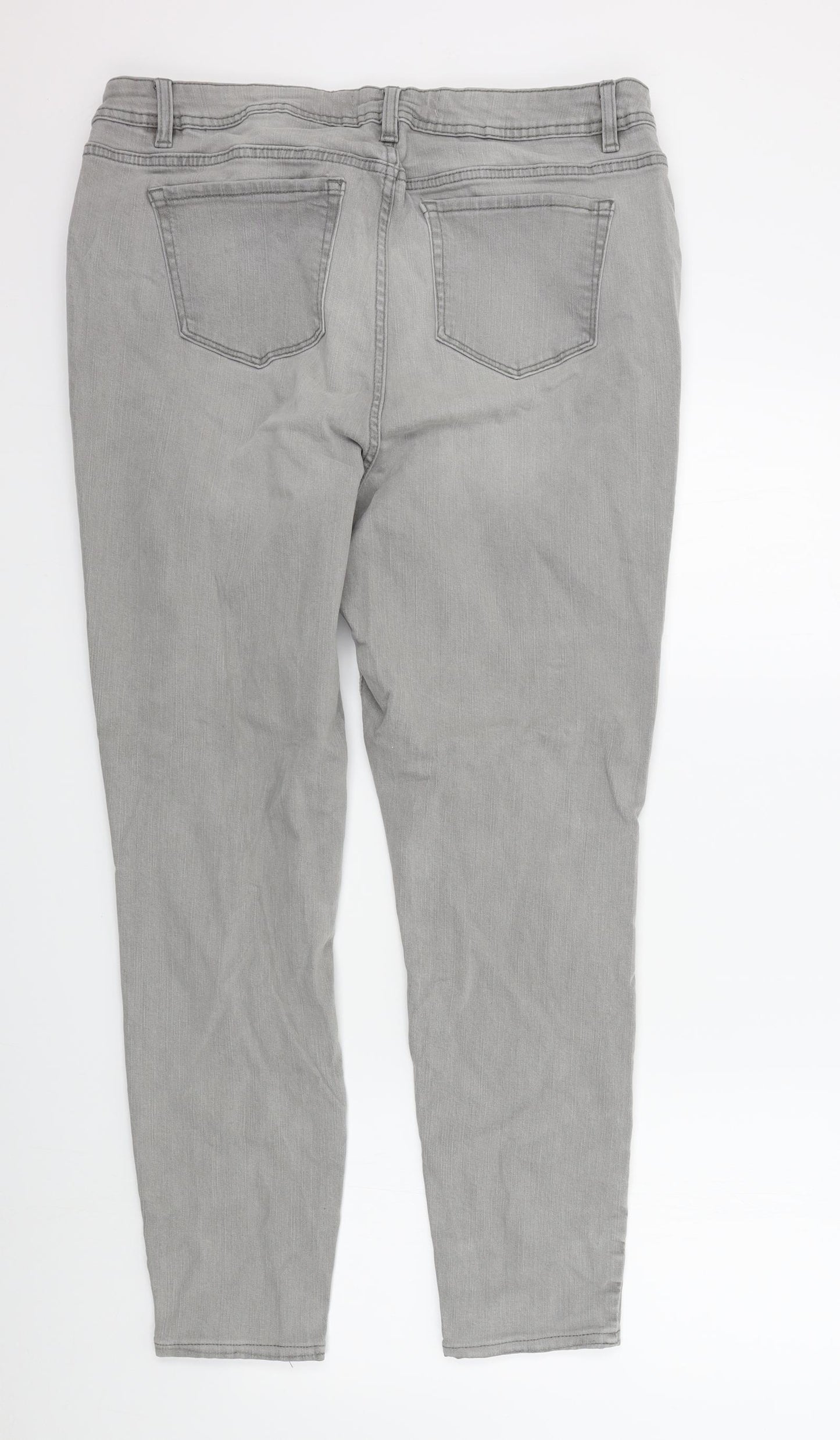 George Womens Grey   Skinny Jeans Size 20 in L29 in