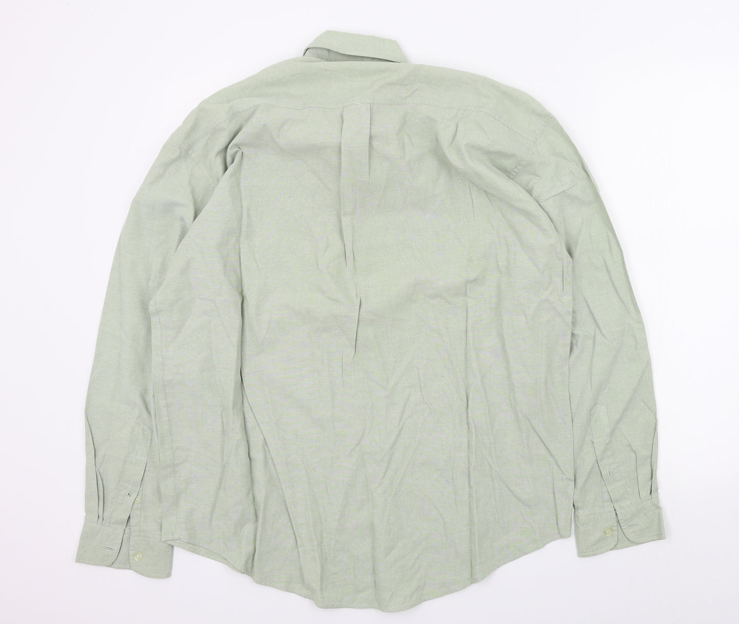 Polo Ralph Lauren Mens Green Colourblock   Button-Up Size XL