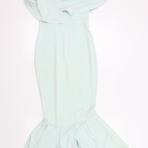 ASOS Womens Blue Colourblock  A-Line  Size 6
